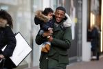 Amsterdam 17 januari 2018
Gini Wijnaldum met zijn vriendin en zoonJacian Emile Wijnaldum op de pc hooftstraat
