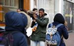 Amsterdam 17 januari 2018
Gini Wijnaldum met zijn vriendin en zoonJacian Emile Wijnaldum op de pc hooftstraat