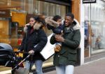 Amsterdam 17 januari 2018
Gini Wijnaldum met zijn vriendin en zoonJacian Emile Wijnaldum op de pc hooftstraat