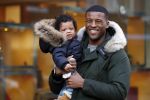 Amsterdam 17 januari 2018
Gini Wijnaldum met zijn vriendin en zoonJacian Emile Wijnaldum op de pc hooftstraat