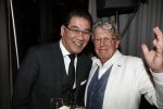 Amsterdam 11 januari 2018 
Uitreiking white canvas award aan Wouter Bos. jan  des Bouvrie en Won Yip