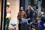 Amsterdam 25 januari 2018
Keeper van ajax Kostas Lamprou met vriendin op de pc hooftstraat
