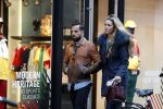 Amsterdam 25 januari 2018
Keeper van ajax Kostas Lamprou met vriendin op de pc hooftstraat