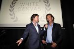 Amsterdam 11 januari 2018 
Uitreiking white canvas award aan Wouter Bos. Marco Juffermans en Frits Sissing