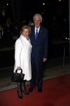 Apeldoorn 19 januari 2018
Prinses Margriet Pieter v Vollenhoven vieren de 75e verjaardag van Margriet in de schouwburg van Apeldoorn. Martin Schroder met zijn vrouw