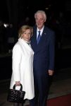 Apeldoorn 19 januari 2018
Prinses Margriet Pieter v Vollenhoven vieren de 75e verjaardag van Margriet in de schouwburg van Apeldoorn. Martin Schroder met zijn vrouw