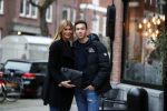 Amsterdam 22 januari 2018 
Esteel Cruijff met haar zoon Maxim Gullit op de cornelis schuytstraat