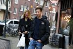 Amsterdam 22 januari 2018 
Esteel Cruijff met haar zoon Maxim Gullit op de cornelis schuytstraat