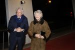 Apeldoorn 19 januari 2018
Prinses Margriet Pieter v Vollenhoven vieren de 75e verjaardag van Margriet in de schouwburg van Apeldoorn. Cees Dam met mevr v Loon de la Bouchere
