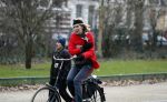 Amsterdam 11 januari 2018 
Mieke v d Weij na het sporten op de fiets in het vondelpark.