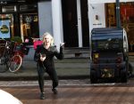 Amsterdam 19 januari 2018
Nicolette v Dam met haar Biro karretje