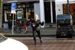 Amsterdam 19 januari 2018
Nicolette v Dam met haar Biro karretje