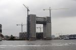 Amsterdam 28 september 2017
Diverse gebouwen aan het IJ . Eye Adam Toren Centraal station en Pontsteiger