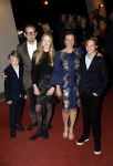 Apeldoorn 19 januari 2018
Prinses Margriet Pieter v Vollenhoven vieren de 75e verjaardag van Margriet in de schouwburg van Apeldoorn. Prins Bernhard jr met zijn vrouw Prinses Annette en hun kinderen