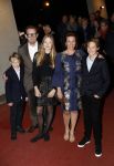 Apeldoorn 19 januari 2018
Prinses Margriet Pieter v Vollenhoven vieren de 75e verjaardag van Margriet in de schouwburg van Apeldoorn. Prins Bernhard jr met zijn vrouw Prinses Annette en hun kinderen