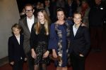 Apeldoorn 19 januari 2018
Prinses Margriet Pieter v Vollenhoven vieren de 75e verjaardag van Margriet in de schouwburg van Apeldoorn. Prins Bernhard jr met zijn vrouw Prinses Annette en hun kinderen