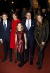 Apeldoorn 19 januari 2018
Prinses Margriet Pieter v Vollenhoven vieren de 75e verjaardag van Margriet in de schouwburg van Apeldoorn. Prins Maurits met zijn vrouw Prinses Marilene en hun kinderen