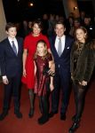 Apeldoorn 19 januari 2018
Prinses Margriet Pieter v Vollenhoven vieren de 75e verjaardag van Margriet in de schouwburg van Apeldoorn. Prins Maurits met zijn vrouw Prinses Marilene en hun kinderen