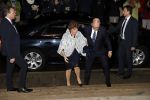 Apeldoorn 19 januari 2018
Prinses Margriet Pieter v Vollenhoven vieren de 75e verjaardag van Margriet in de schouwburg van Apeldoorn.