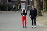 Amsterdam 6 januari 2018
Sonja bakker met haar nieuwe vriend Barry van Suijdam in het vondelpark.