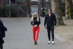 Amsterdam 6 januari 2018
Sonja bakker met haar nieuwe vriend Barry van Suijdam in het vondelpark.