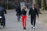 Amsterdam 6 januari 2018
Sonja bakker met haar nieuwe vriend Barry van Suijdam in het vondelpark.