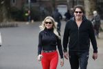 Amsterdam 6 januari 2018
Sonja bakker met haar nieuwe vriend Barry van Suijdam in het vondelpark.
