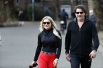 Amsterdam 6 januari 2018
Sonja bakker met haar nieuwe vriend Barry van Suijdam in het vondelpark.
