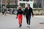 Amsterdam 6 januari 2018
Sonja bakker met haar nieuwe vriend Barry van Suijdam in het vondelpark.