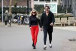 Amsterdam 6 januari 2018
Sonja bakker met haar nieuwe vriend Barry van Suijdam in het vondelpark.