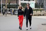 Amsterdam 6 januari 2018
Sonja bakker met haar nieuwe vriend Barry van Suijdam in het vondelpark.