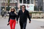 Amsterdam 6 januari 2018
Sonja bakker met haar nieuwe vriend Barry van Suijdam in het vondelpark.