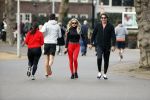 Amsterdam 6 januari 2018
Sonja bakker met haar nieuwe vriend Barry van Suijdam in het vondelpark.