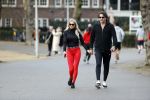 Amsterdam 6 januari 2018
Sonja bakker met haar nieuwe vriend Barry van Suijdam in het vondelpark.