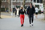 Amsterdam 6 januari 2018
Sonja bakker met haar nieuwe vriend Barry van Suijdam in het vondelpark.