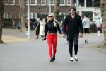 Amsterdam 6 januari 2018
Sonja bakker met haar nieuwe vriend Barry van Suijdam in het vondelpark.