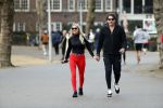 Amsterdam 6 januari 2018
Sonja bakker met haar nieuwe vriend Barry van Suijdam in het vondelpark.