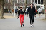 Amsterdam 6 januari 2018
Sonja bakker met haar nieuwe vriend Barry van Suijdam in het vondelpark.