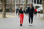 Amsterdam 6 januari 2018
Sonja bakker met haar nieuwe vriend Barry van Suijdam in het vondelpark.