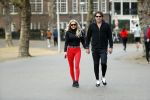 Amsterdam 6 januari 2018
Sonja bakker met haar nieuwe vriend Barry van Suijdam in het vondelpark.