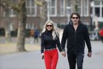 Amsterdam 6 januari 2018
Sonja bakker met haar nieuwe vriend Barry van Suijdam in het vondelpark.