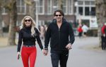 Amsterdam 6 januari 2018
Sonja bakker met haar nieuwe vriend Barry van Suijdam in het vondelpark.