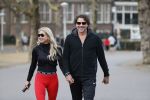 Amsterdam 6 januari 2018
Sonja bakker met haar nieuwe vriend Barry van Suijdam in het vondelpark.
