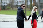 Amsterdam 6 januari 2018
Sonja bakker met haar nieuwe vriend Barry van Suijdam in het vondelpark.