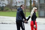 Amsterdam 6 januari 2018
Sonja bakker met haar nieuwe vriend Barry van Suijdam in het vondelpark.