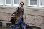 Amsterdam 4 januari 2018 
Thierry Baudet verlaat zijn huis waar door politie camera's opgehangen zijn.