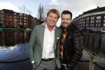 Amsterdam 19 januari 2018 
Bold and beuatiful acteur Winsor Harmon bij the Harbour Club/ Met Varol Porsemay