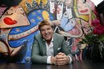 Amsterdam 19 januari 2018 
Bold and beuatiful acteur Winsor Harmon bij the Harbour Club