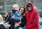 Schiphol 11 januari 2019
Andre Hazes jr en vriendin Monique Westenberg arriveren samen met familie en neef Djarno Hofland op schiphol na trip naar Ortlando.