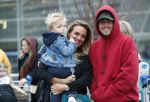 Schiphol 11 januari 2019
Andre Hazes jr en vriendin Monique Westenberg arriveren samen met familie en neef Djarno Hofland op schiphol na trip naar Ortlando.